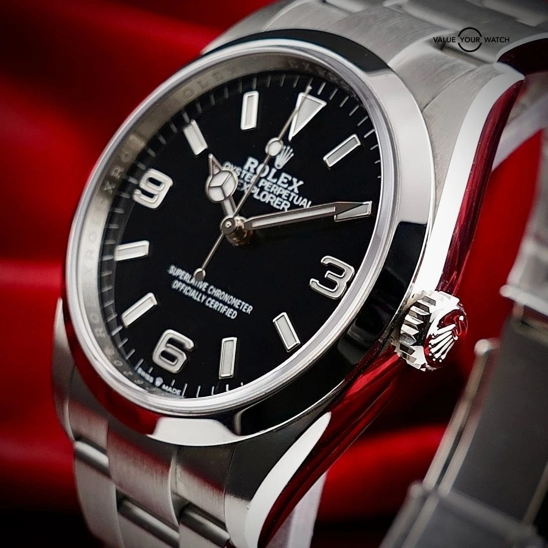Rolex Explorer 36mm, Stainless Steel Oyster Black 124270 Box Papers - FULL SET - Image 3