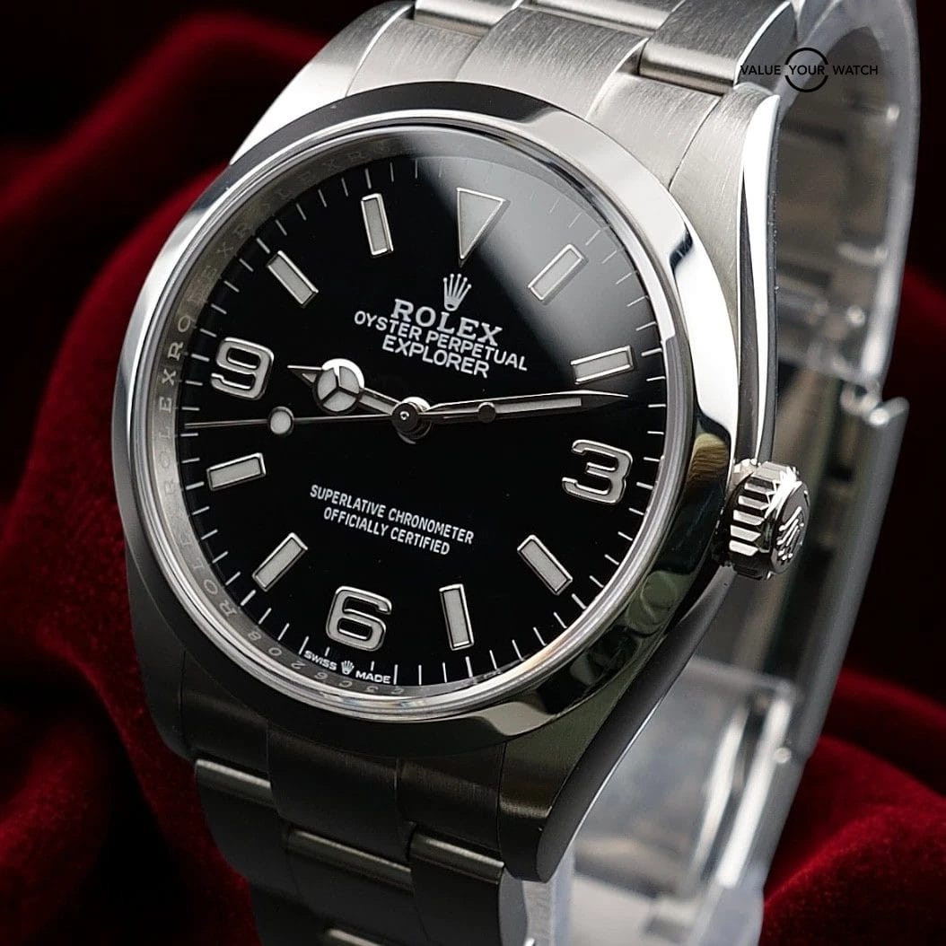 Rolex Explorer 36mm, Stainless Steel Oyster Black 124270 Box Papers - FULL SET - Image 9