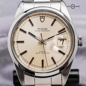 Tudor Prince Oysterdate “Jumbo” 38 mm Silver Dial Date Steel Bracelet 7024/0
