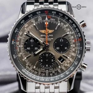 Breitling Navitimer B01 43mm Blackeye Gray Dial Japan Limited Complete AB0121