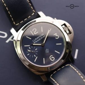 Panerai Luminor Marina Blu Mar 44 PAM01085 Blue Stainless Steel Complete Set 25’