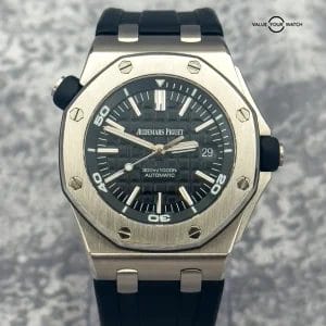 Audemars Piguet Royal Oak Offshore Diver Black Dial 42mm – 15703ST.OO.A002CA.01