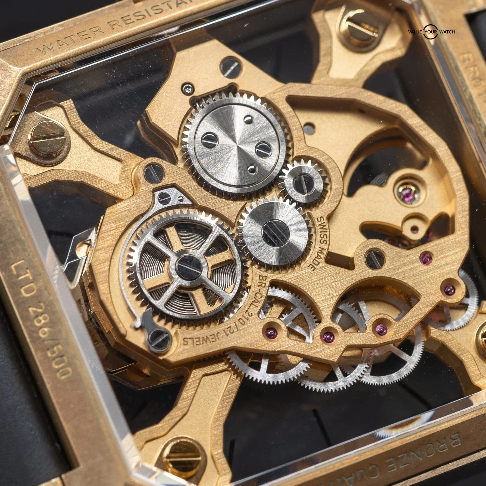 Bell & Ross Cyber Skull in Bronze, Skeleton limited edition full set 2021! - Image 15