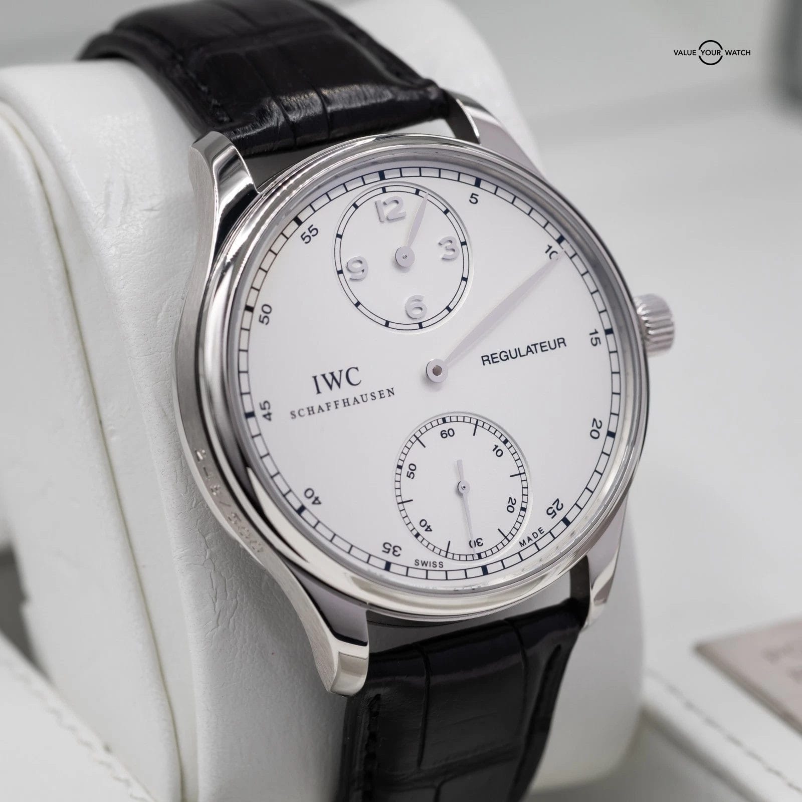IWC Portugieser Regulateur 500 piece Limited Edition in 43mm of solid Platinum!