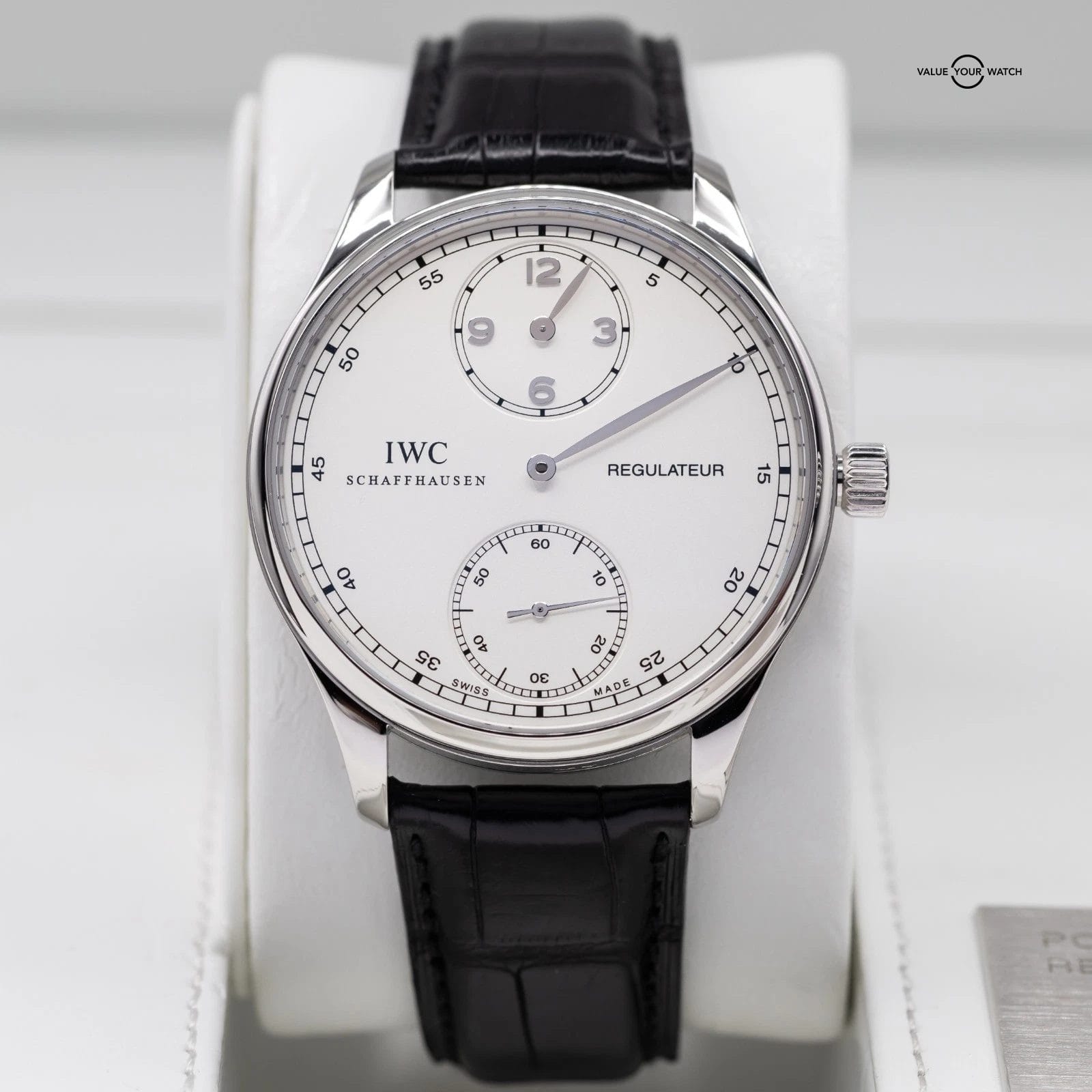 IWC Portugieser Regulateur 500 piece Limited Edition in 43mm of solid Platinum! - Image 3