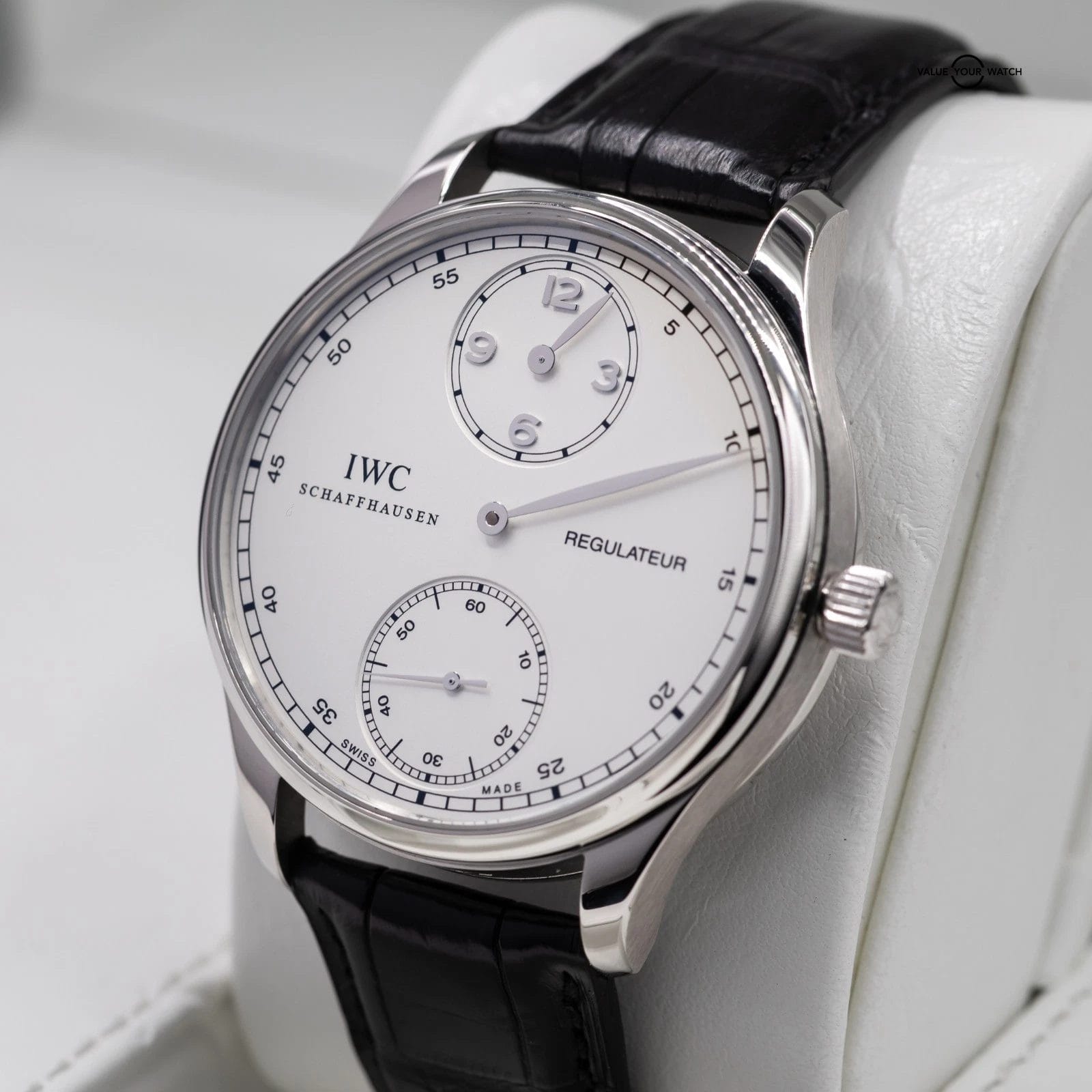 IWC Portugieser Regulateur 500 piece Limited Edition in 43mm of solid Platinum! - Image 4