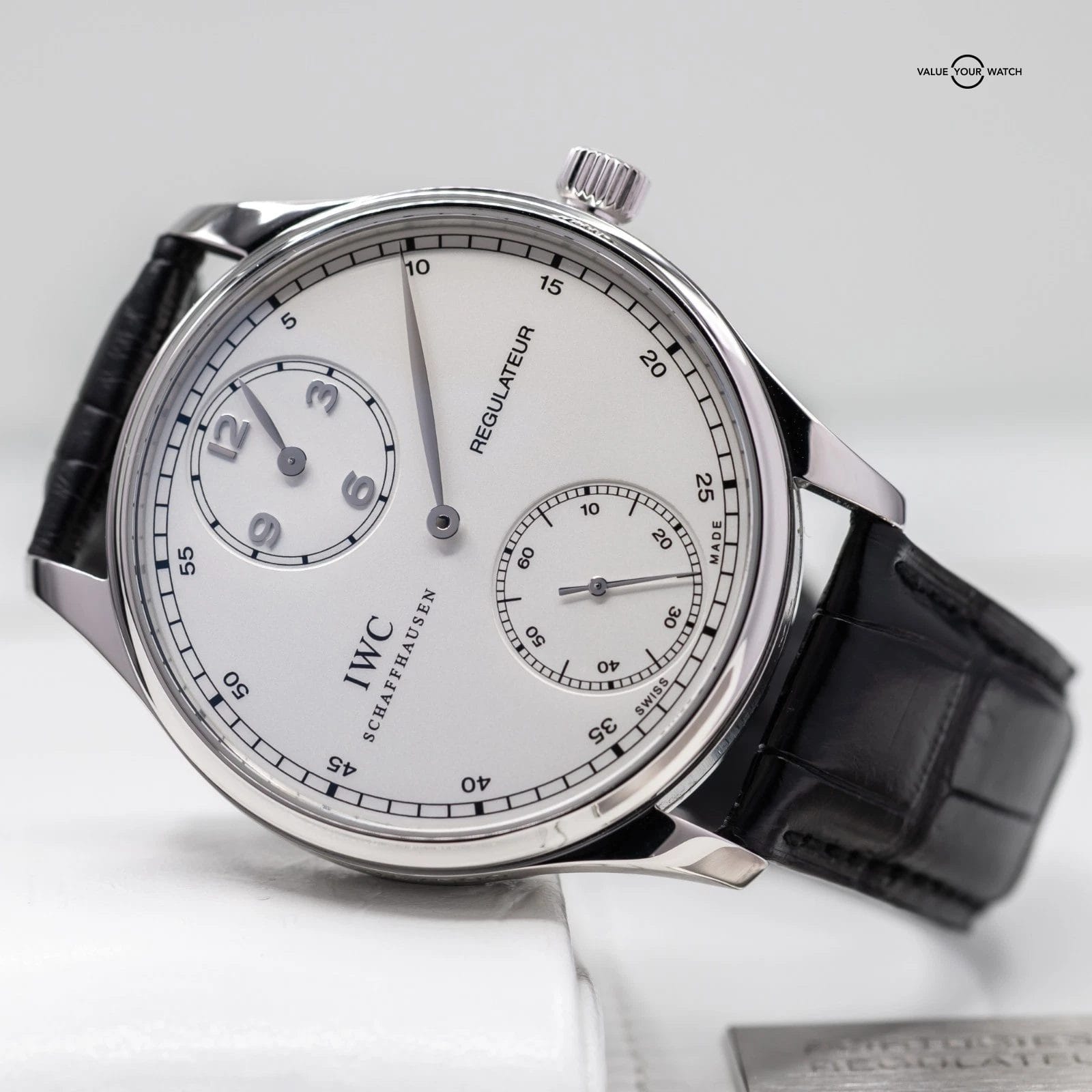 IWC Portugieser Regulateur 500 piece Limited Edition in 43mm of solid Platinum! - Image 15