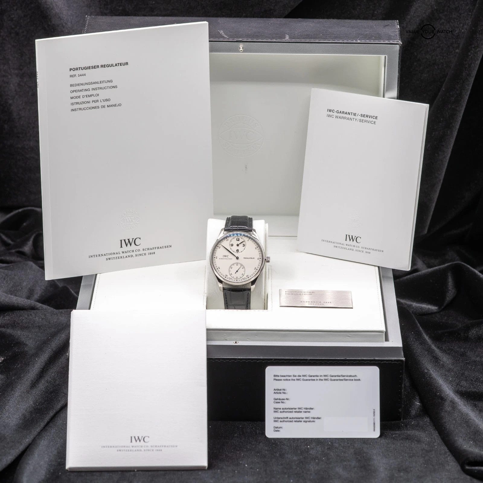 IWC Portugieser Regulateur 500 piece Limited Edition in 43mm of solid Platinum! - Image 16