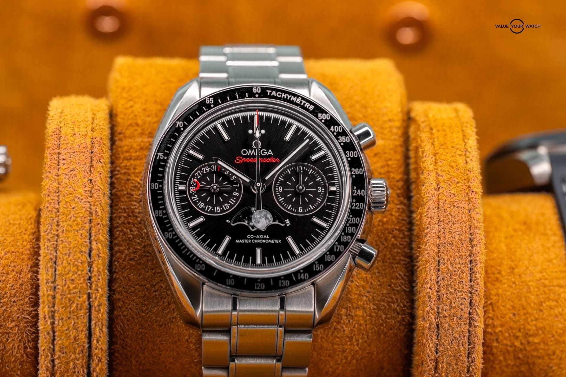 Omega Speedmaster Moonphase Chronograph 44.25mm Black Dial Steel Complete Set 304.30.44.52.01.001 - Image 16