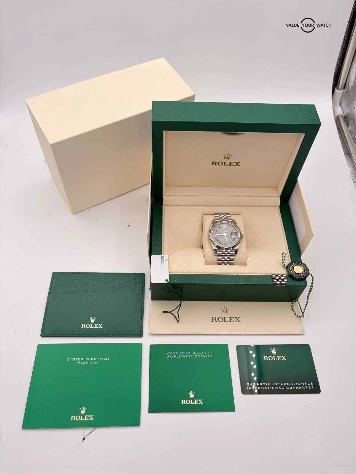 Rolex Datejust 41mm 126334 Wimbledon Dial Jubilee Box/Papers! - Image 3