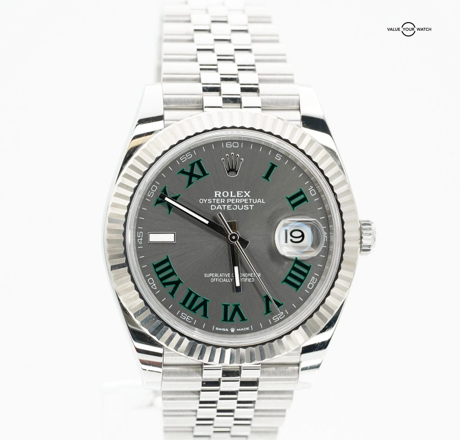 Rolex Datejust 41mm 126334 Wimbledon Dial Jubilee Box/Papers! - Image 4