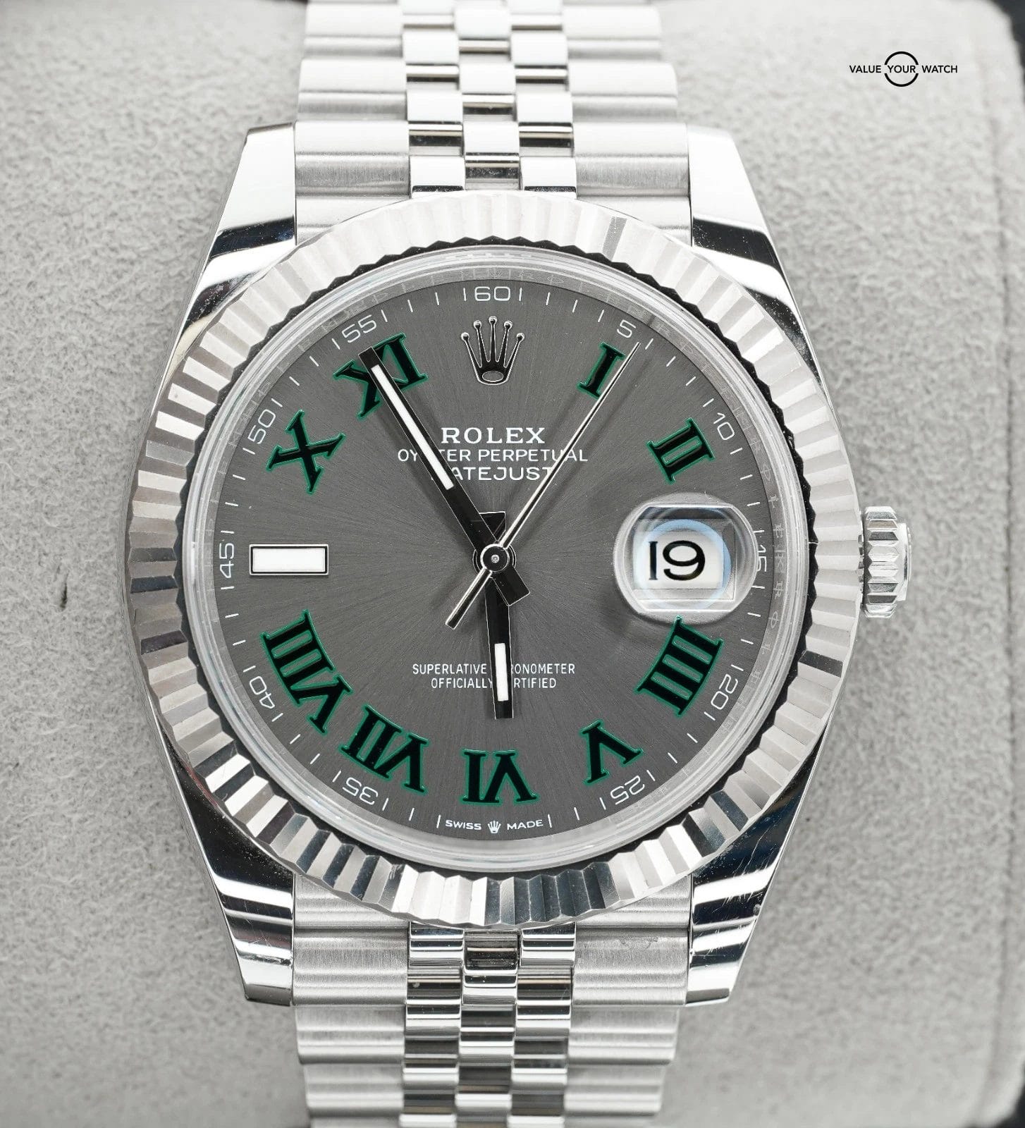 Rolex Datejust 41mm 126334 Wimbledon Dial Jubilee Box/Papers! - Image 5