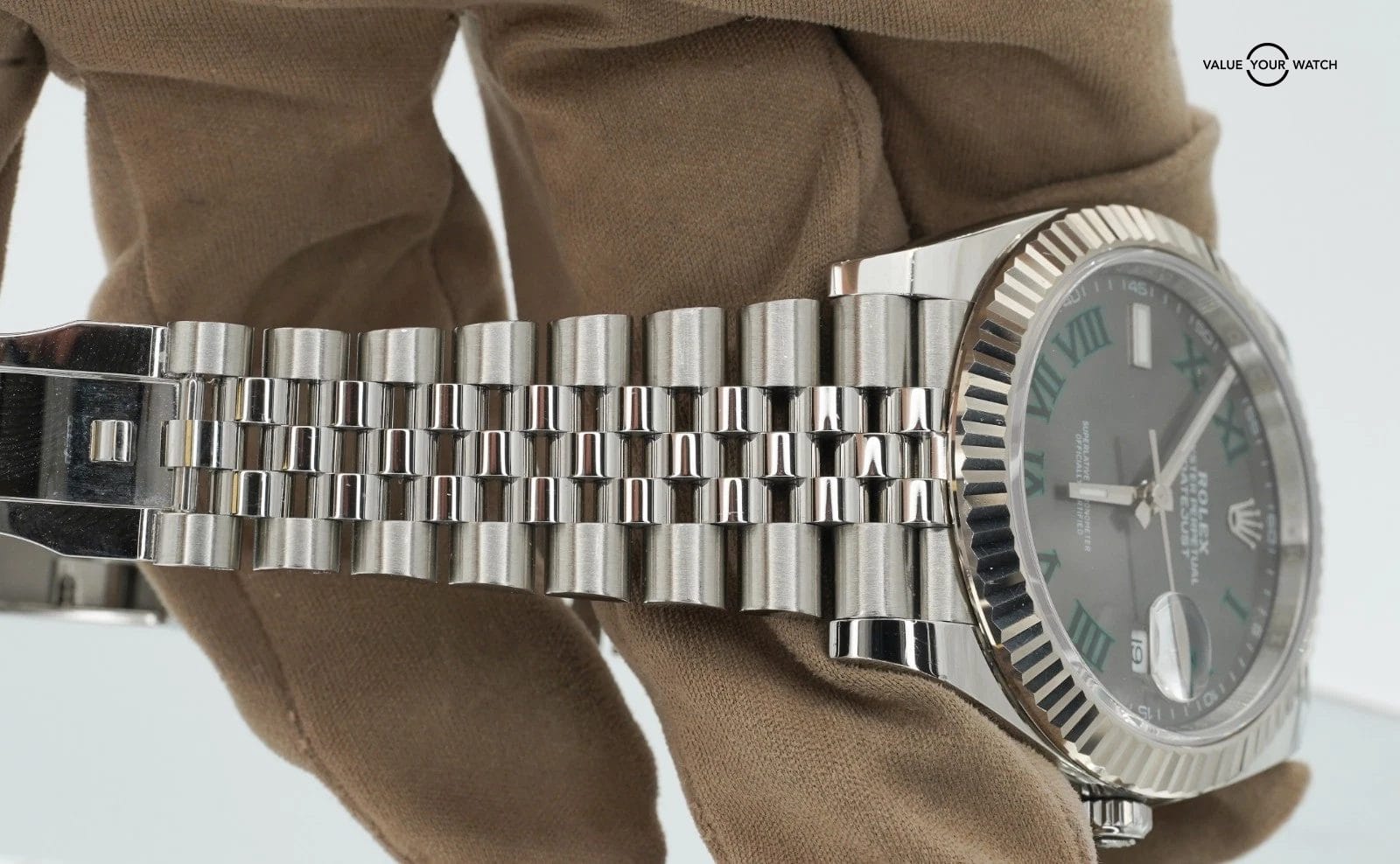 Rolex Datejust 41mm 126334 Wimbledon Dial Jubilee Box/Papers! - Image 7