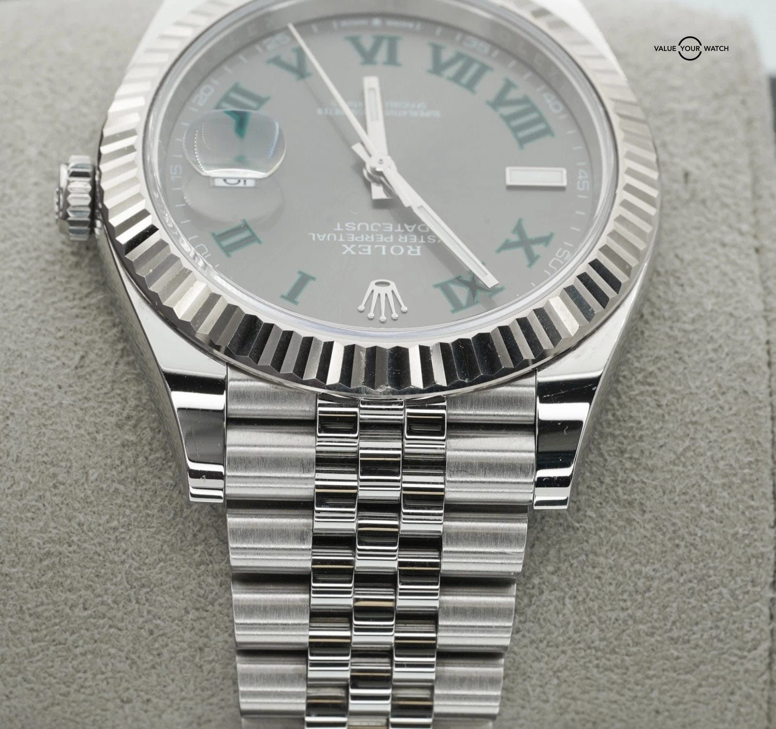 Rolex Datejust 41mm 126334 Wimbledon Dial Jubilee Box/Papers! - Image 10
