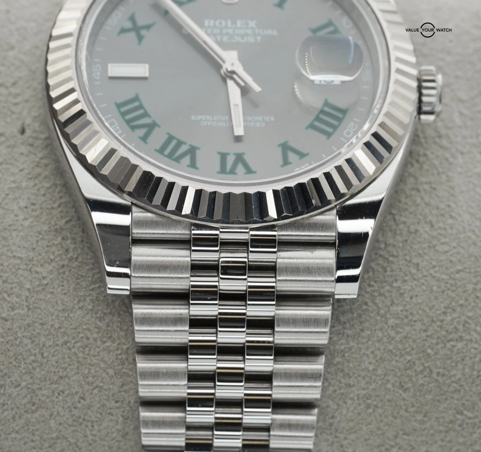 Rolex Datejust 41mm 126334 Wimbledon Dial Jubilee Box/Papers! - Image 11