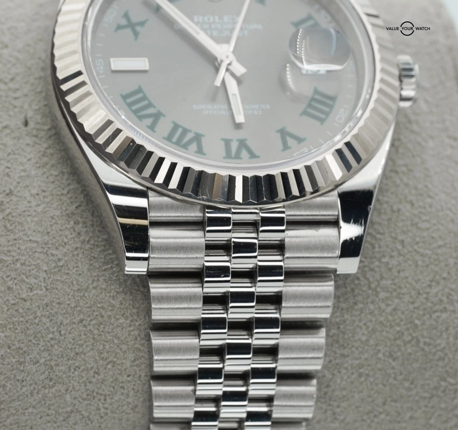 Rolex Datejust 41mm 126334 Wimbledon Dial Jubilee Box/Papers! - Image 15