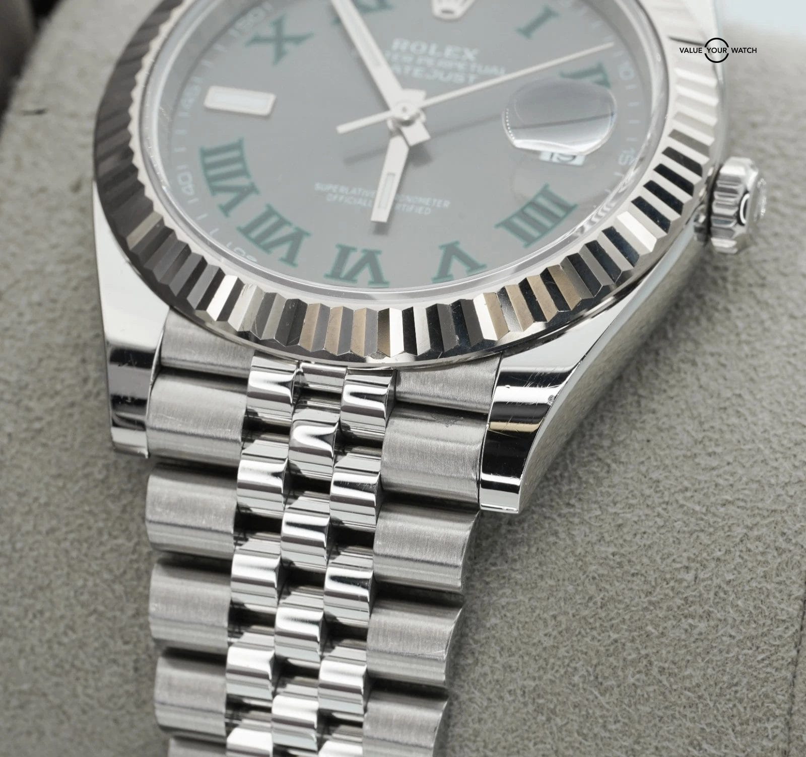 Rolex Datejust 41mm 126334 Wimbledon Dial Jubilee Box/Papers! - Image 16