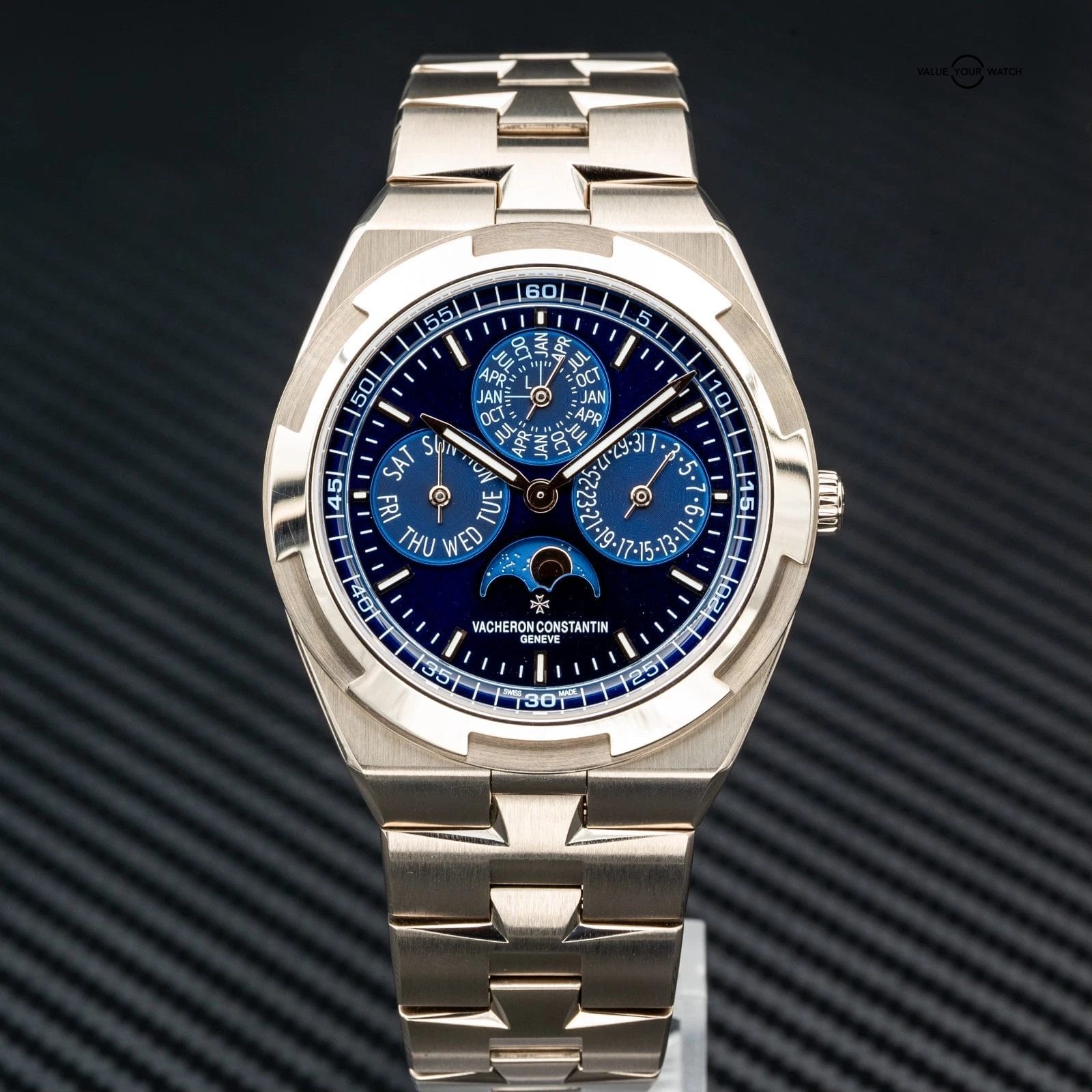 2025 Vacheron Constantin Overseas Perpetual Calendar Blue Dial 4300V/220G-B945 - Image 5