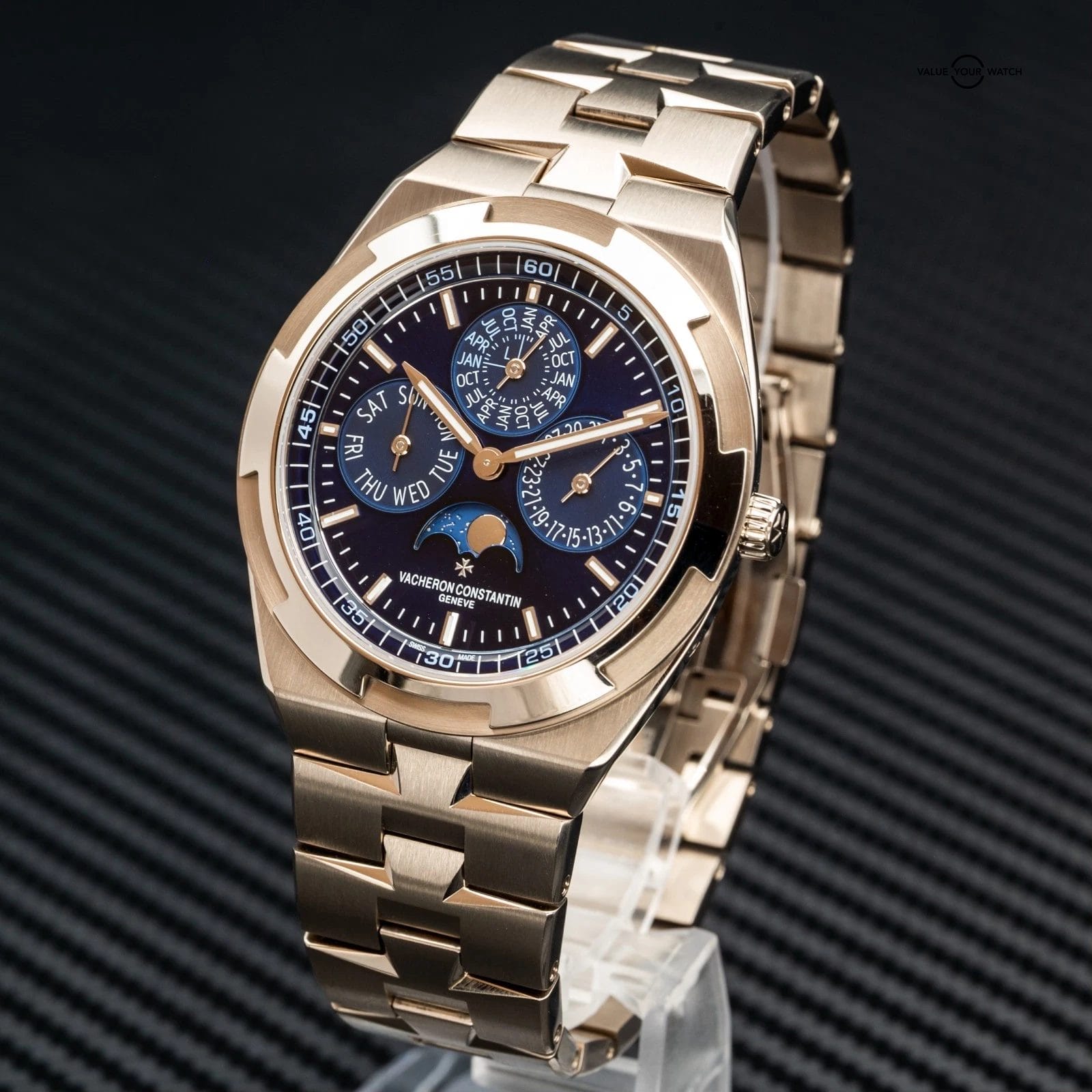2025 Vacheron Constantin Overseas Perpetual Calendar Blue Dial 4300V/220G-B945 - Image 7