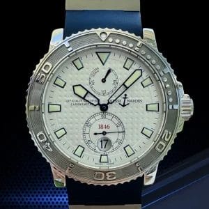 Ulysse Nardin Marine White Men’s Watch – 263-33 Includes Additional Straps