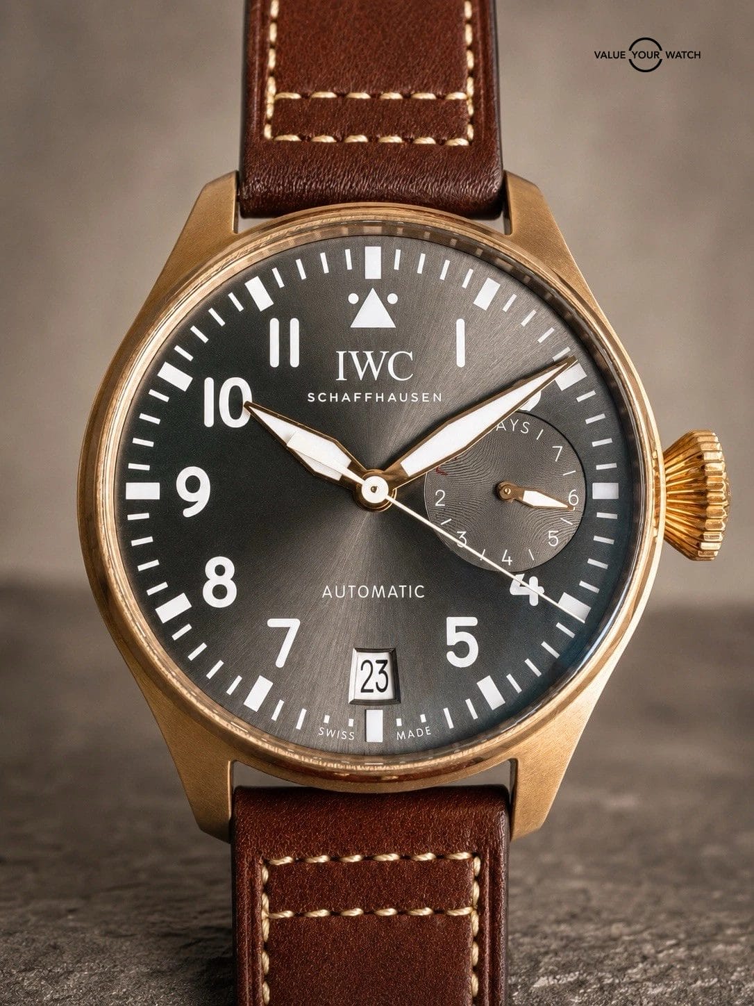 IWC Big Pilot’s Spitfire “Le Petit Prince” 18K Rose Gold Men’s Watch, IW500917🔥