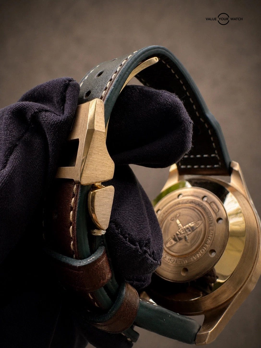 IWC Big Pilot’s Spitfire “Le Petit Prince” 18K Rose Gold Men’s Watch, IW500917🔥 - Image 13