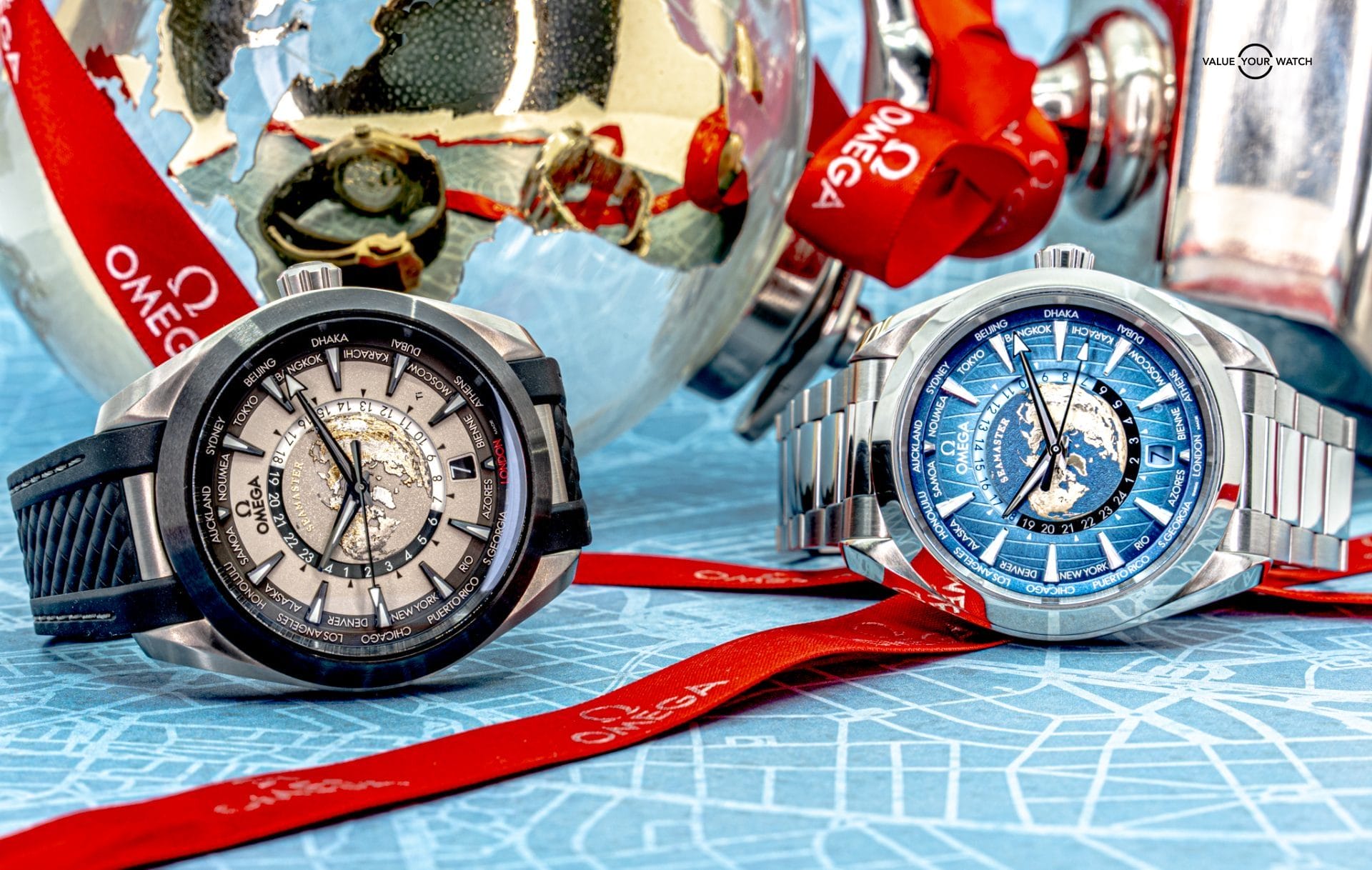 Omega Seamaster Aqua Terra Worldtimer Steel Summer Blue 220.10.43.22.03.002 43mm 2025 - Image 4