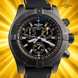 Breitling Avenger Seawolf Blacksteel Chronograph Limited Edition 1000 Pieces 45m
