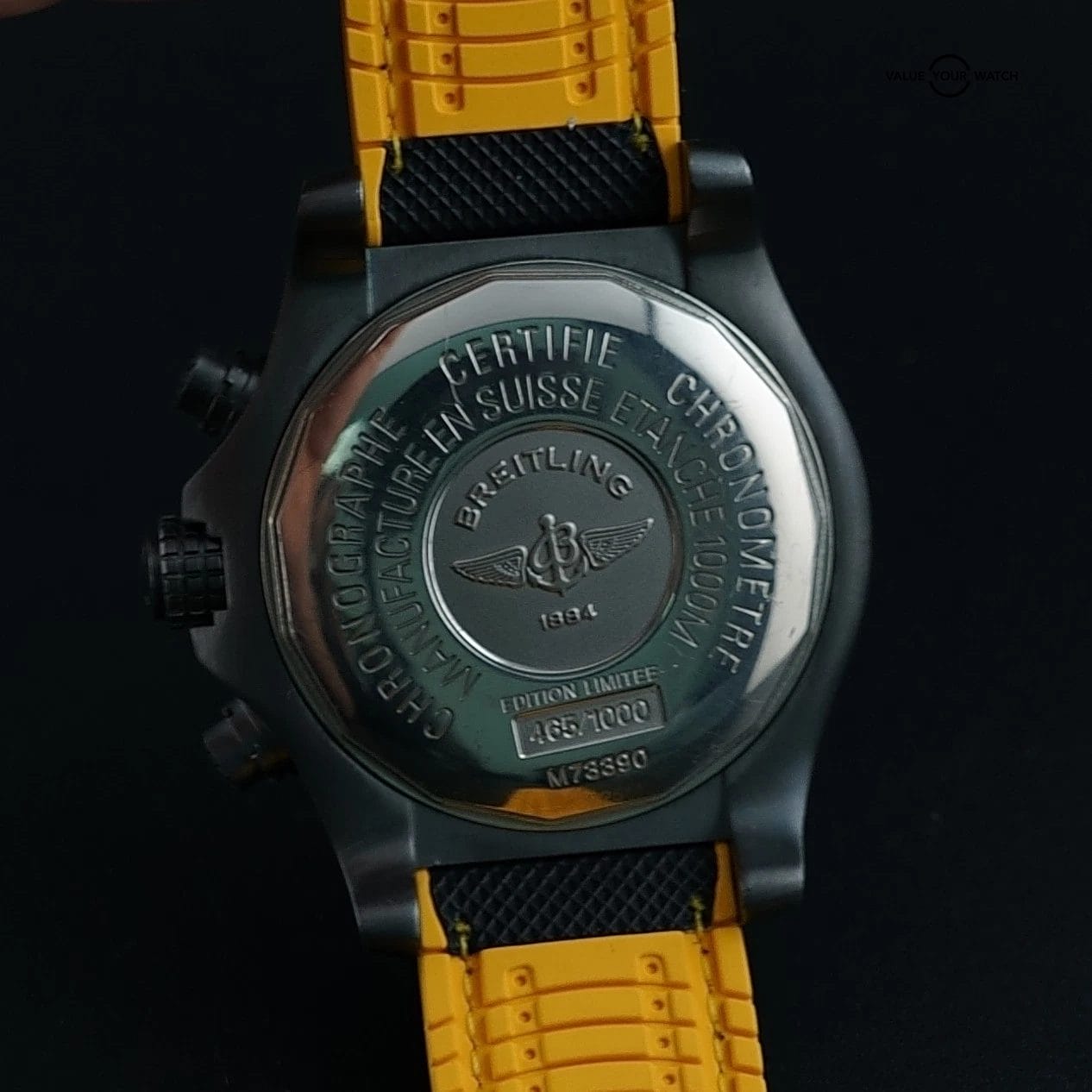 Breitling Avenger Seawolf Blacksteel Chronograph Limited Edition 1000 Pieces 45m - Image 9
