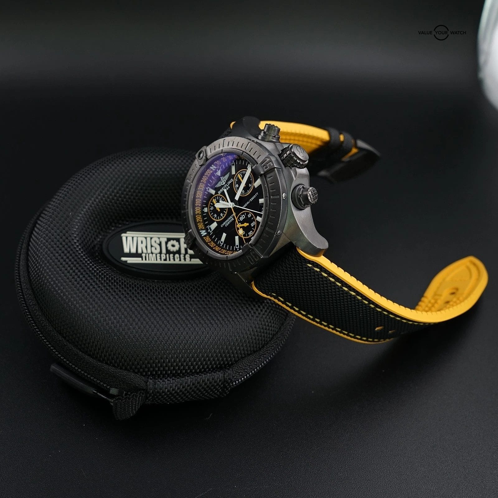 Breitling Avenger Seawolf Blacksteel Chronograph Limited Edition 1000 Pieces 45m - Image 10