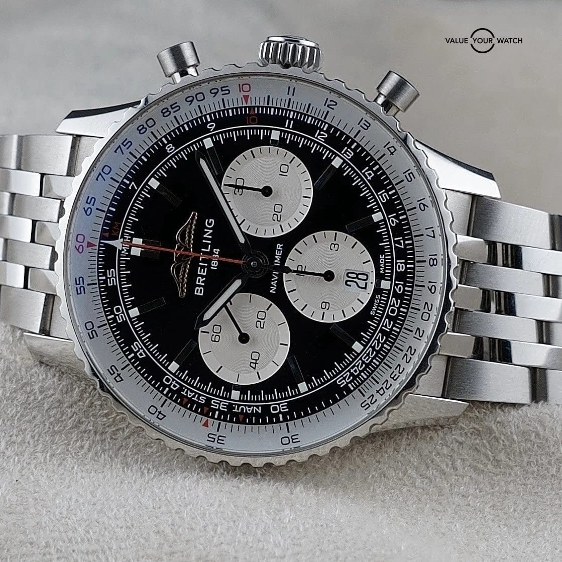 Breitling Navitimer B01 Chrono 43mm AB0138 Black Reverse Panda, 4 Year WARRANTY - Image 4