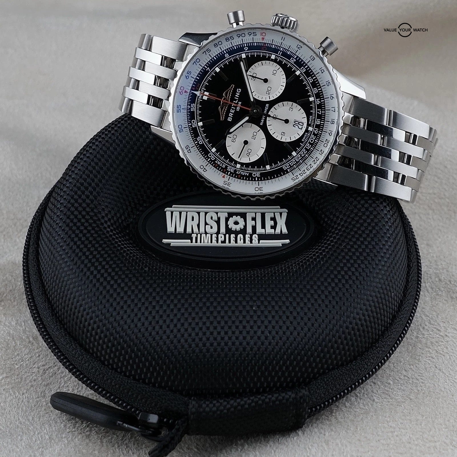 Breitling Navitimer B01 Chrono 43mm AB0138 Black Reverse Panda, 4 Year WARRANTY - Image 5