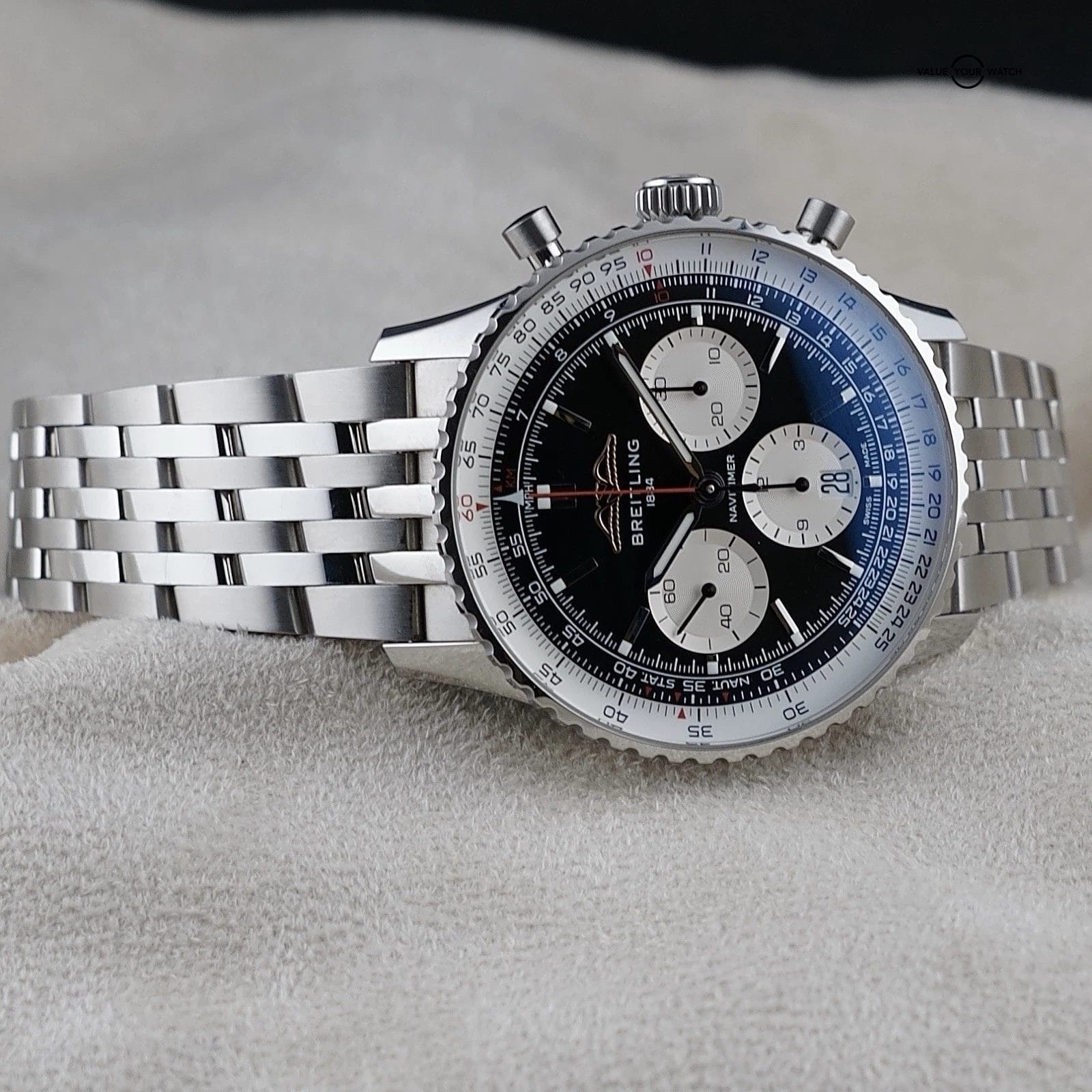 Breitling Navitimer B01 Chrono 43mm AB0138 Black Reverse Panda, 4 Year WARRANTY - Image 11