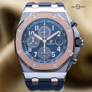 Audemars Piguet Royal Oak Offshore Chronograph 42mm Blue AP 26471SR – Full Set