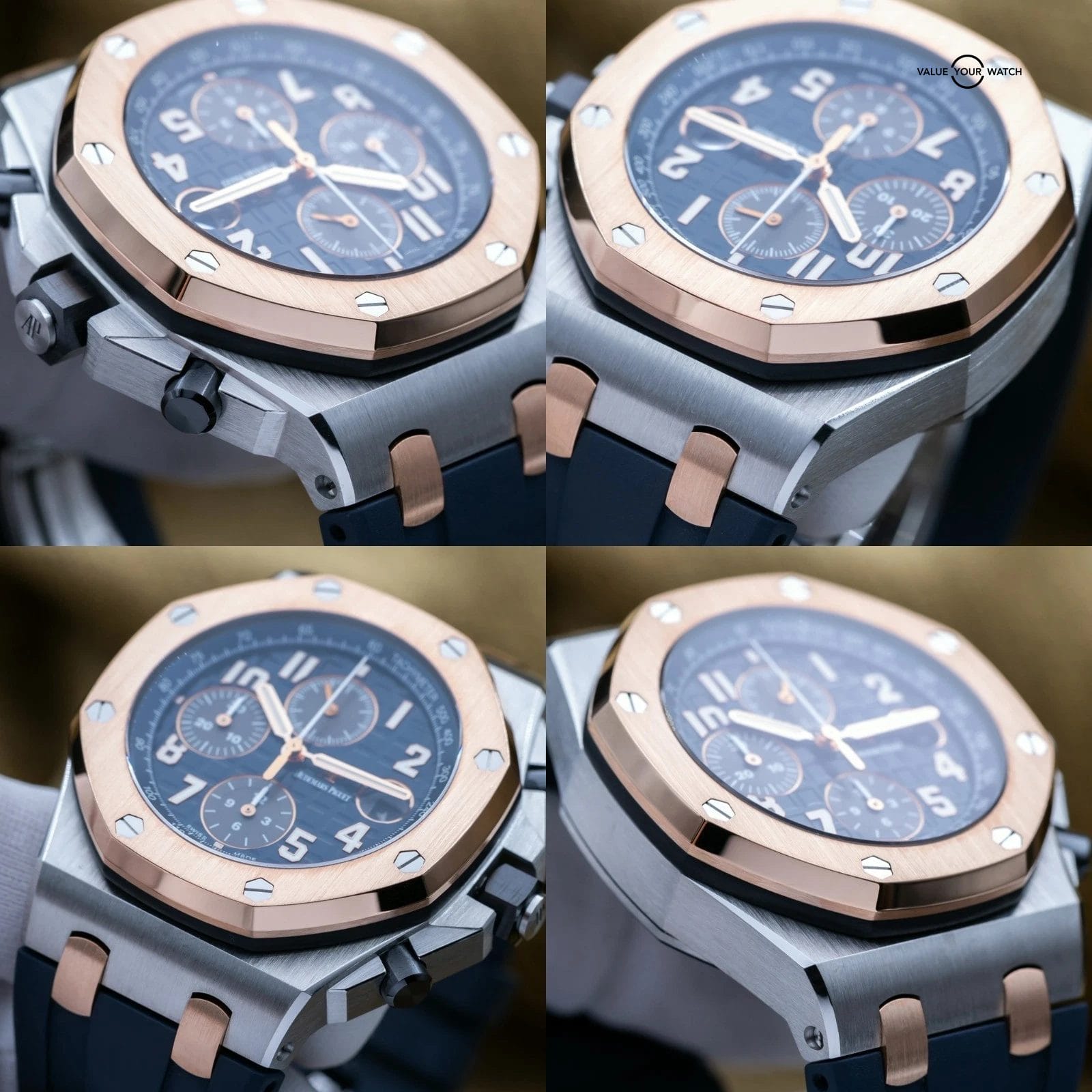 Audemars Piguet Royal Oak Offshore Chronograph 42mm Blue AP 26471SR - Full Set - Image 12