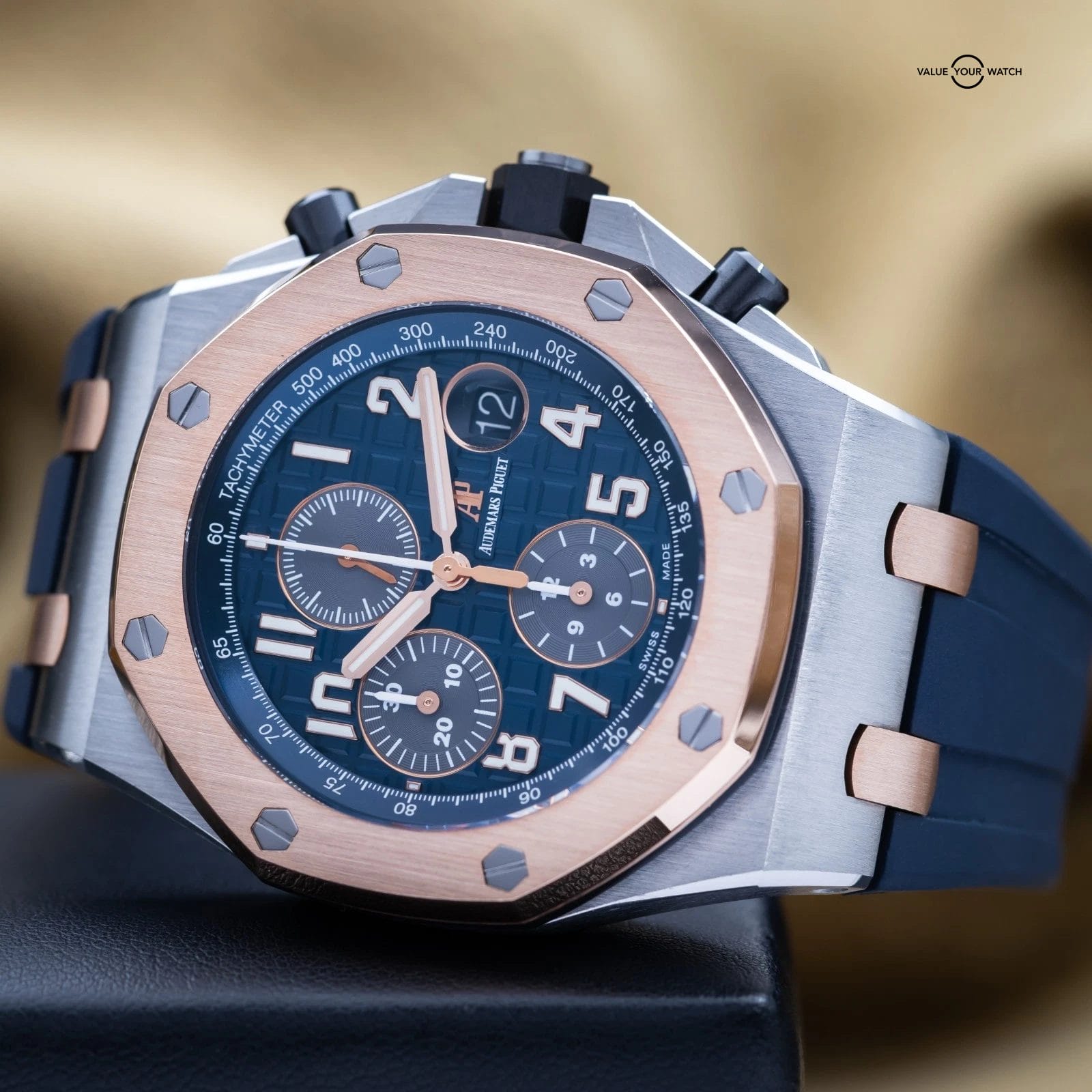 Audemars Piguet Royal Oak Offshore Chronograph 42mm Blue AP 26471SR - Full Set - Image 19