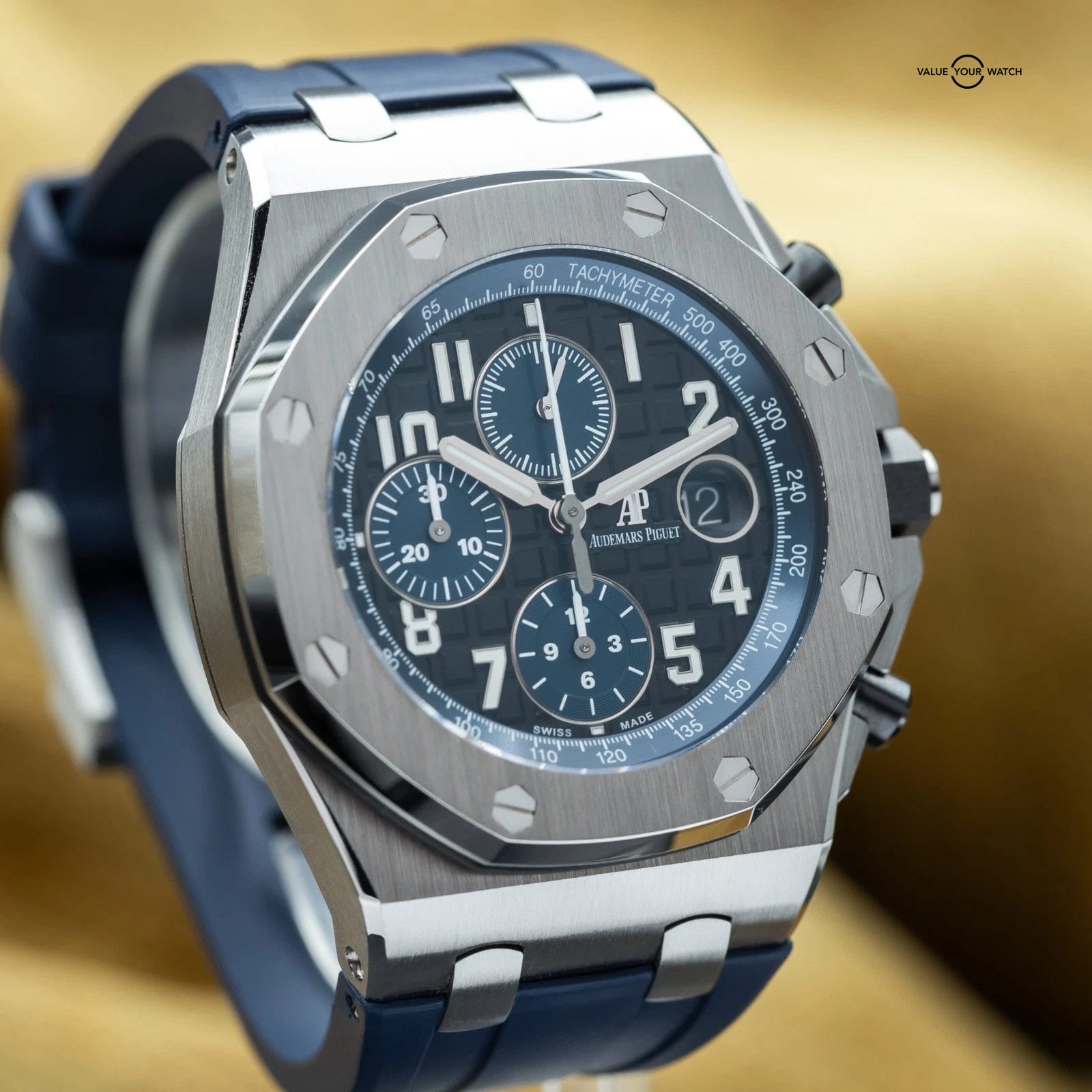 Audemars Piguet Royal Oak Offshore Chrono ‘Batman’ 42 Steel AP 26470ST Full Set - Image 4
