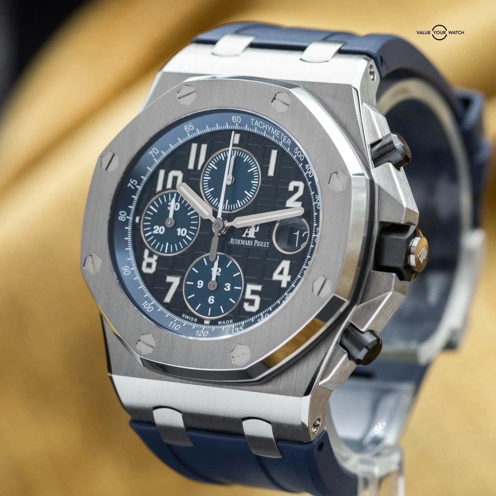 Audemars Piguet Royal Oak Offshore Chrono ‘Batman’ 42 Steel AP 26470ST Full Set - Image 5