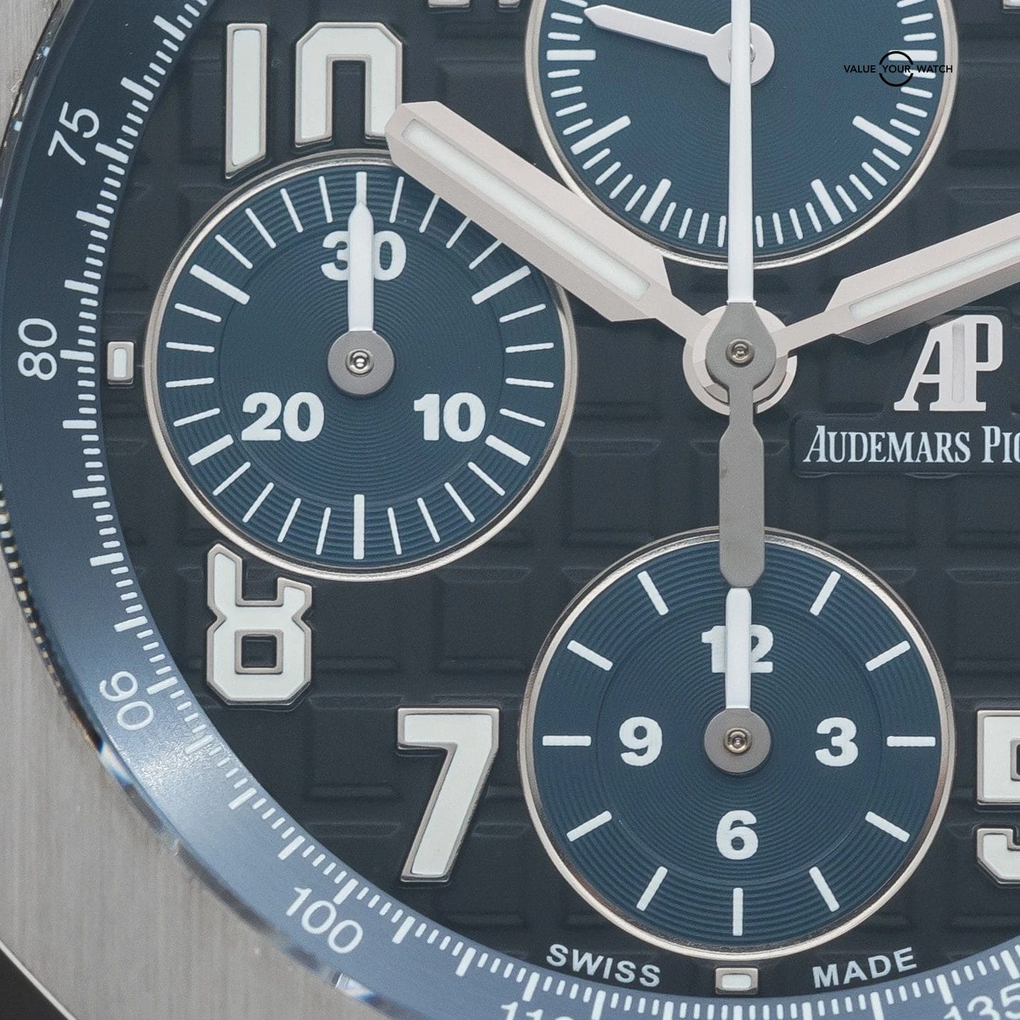Audemars Piguet Royal Oak Offshore Chrono ‘Batman’ 42 Steel AP 26470ST Full Set - Image 8