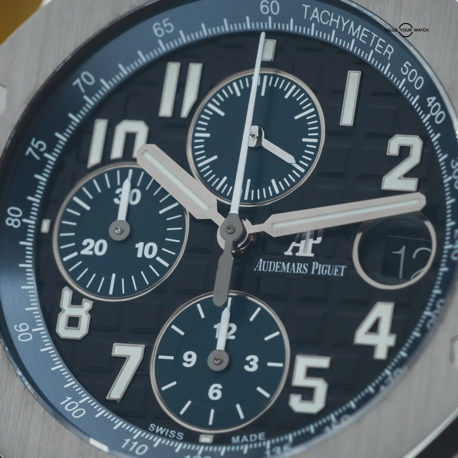 Audemars Piguet Royal Oak Offshore Chrono ‘Batman’ 42 Steel AP 26470ST Full Set - Image 12