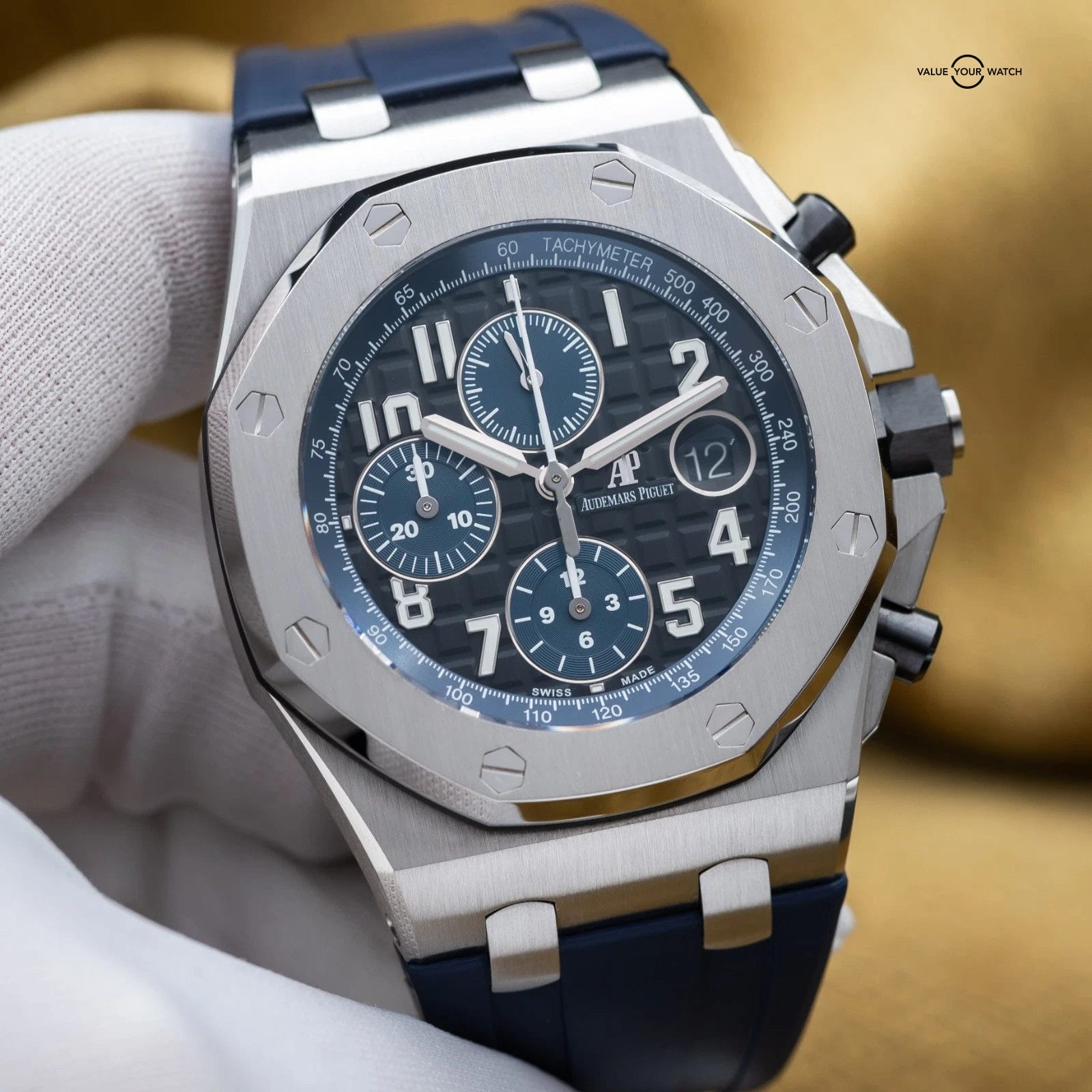 Audemars Piguet Royal Oak Offshore Chrono ‘Batman’ 42 Steel AP 26470ST Full Set - Image 13