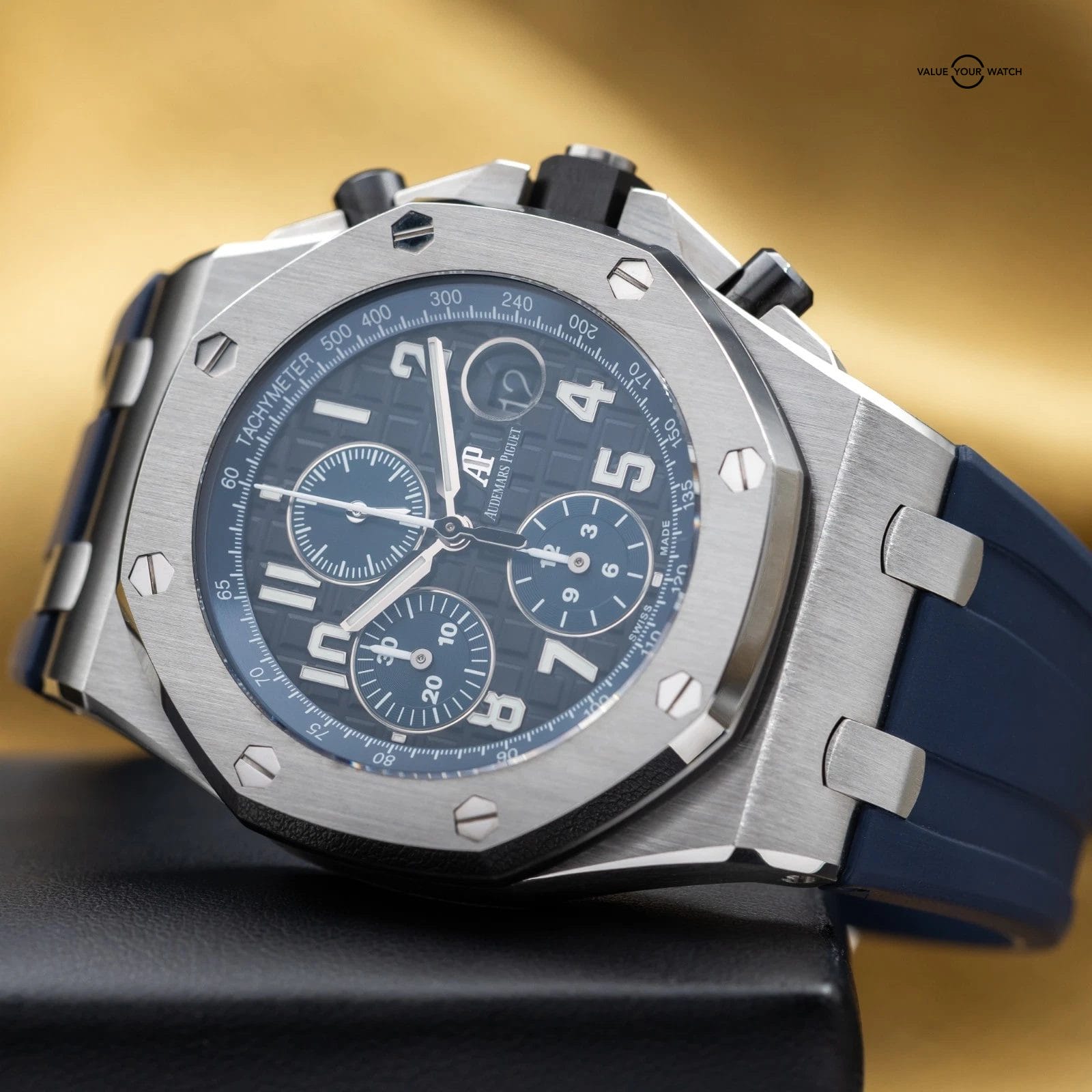 Audemars Piguet Royal Oak Offshore Chrono ‘Batman’ 42 Steel AP 26470ST Full Set - Image 17