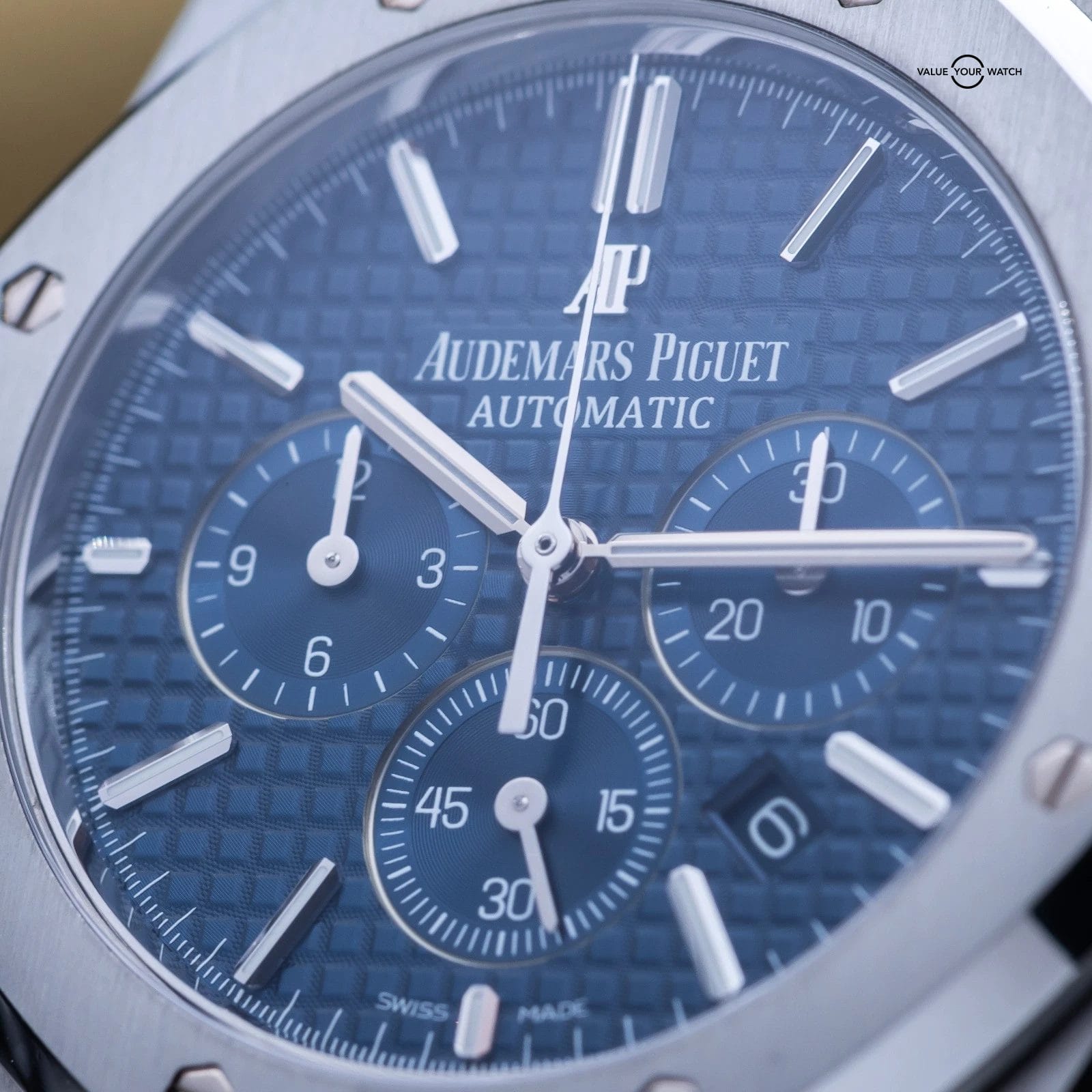 Audemars Piguet Royal Oak Chronograph 41 Steel Blue Dial AP 26320ST - Full Set - Image 14