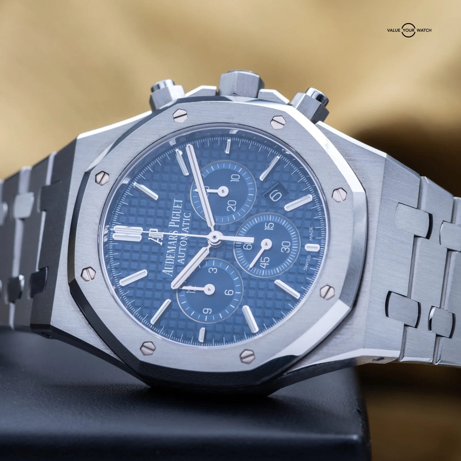 Audemars Piguet Royal Oak Chronograph 41 Steel Blue Dial AP 26320ST - Full Set - Image 18