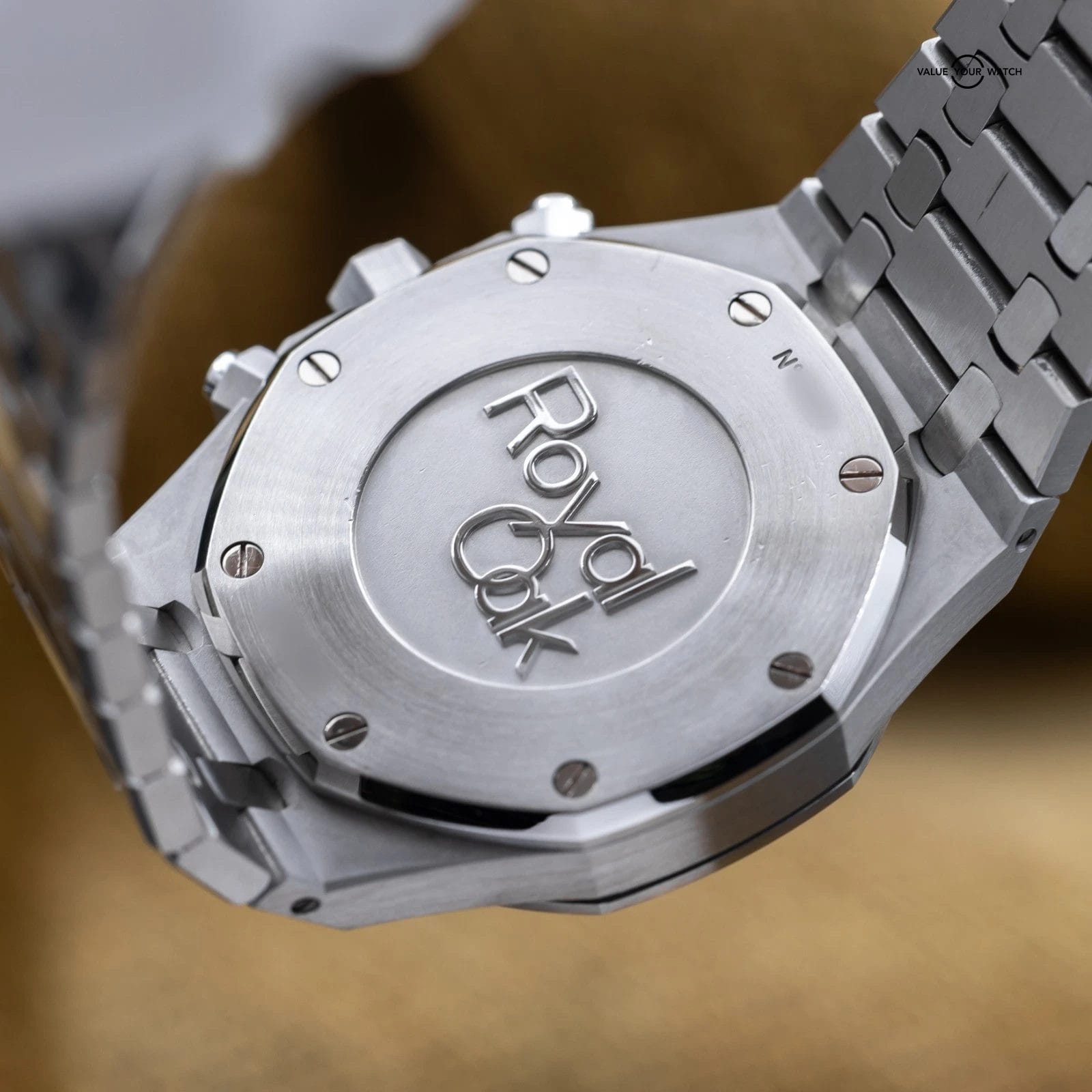 Audemars Piguet Royal Oak Chrono 41mm Steel White Silver AP 26320st - Full Set - Image 6